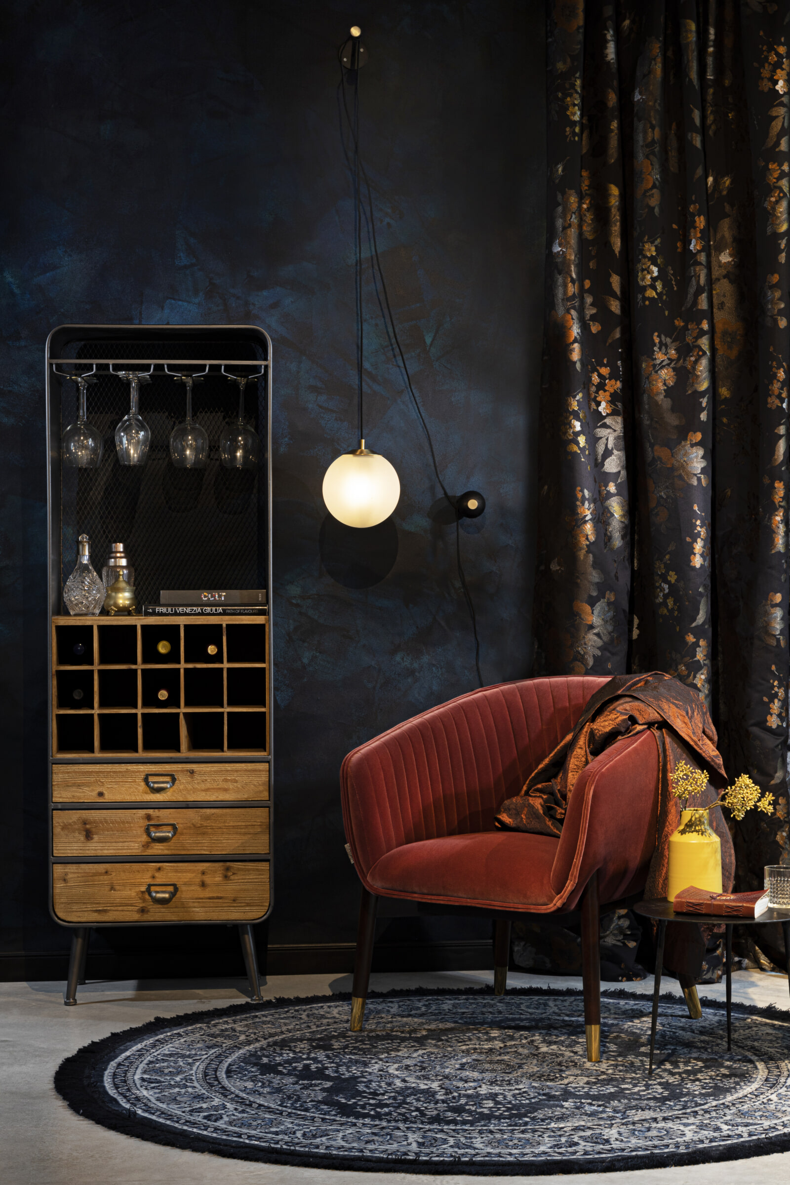 Dutchbone Wandlamp 'Bulan' 76cm