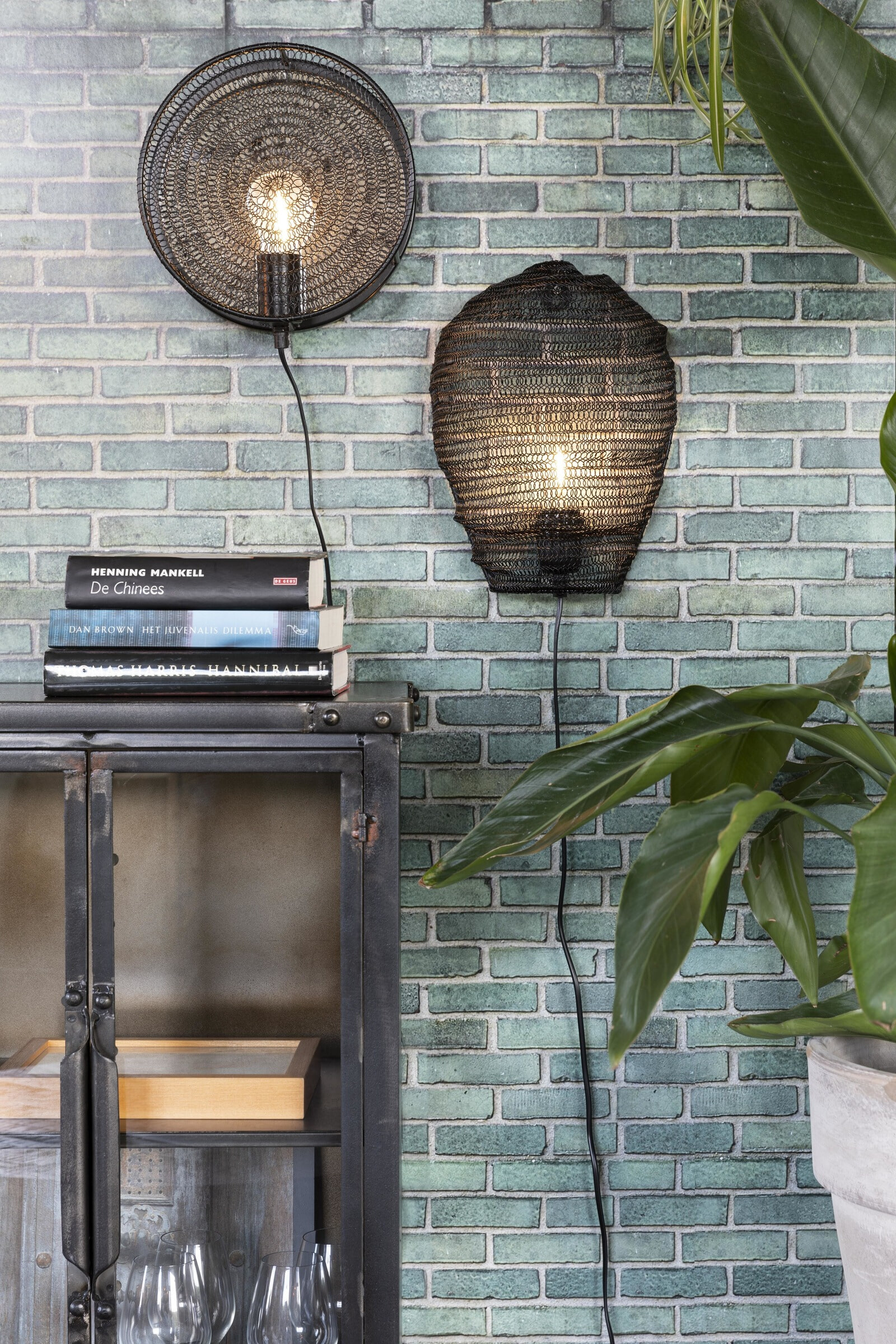 ZILT Wandlamp 'Sidse', 25.5cm kleur Zwart