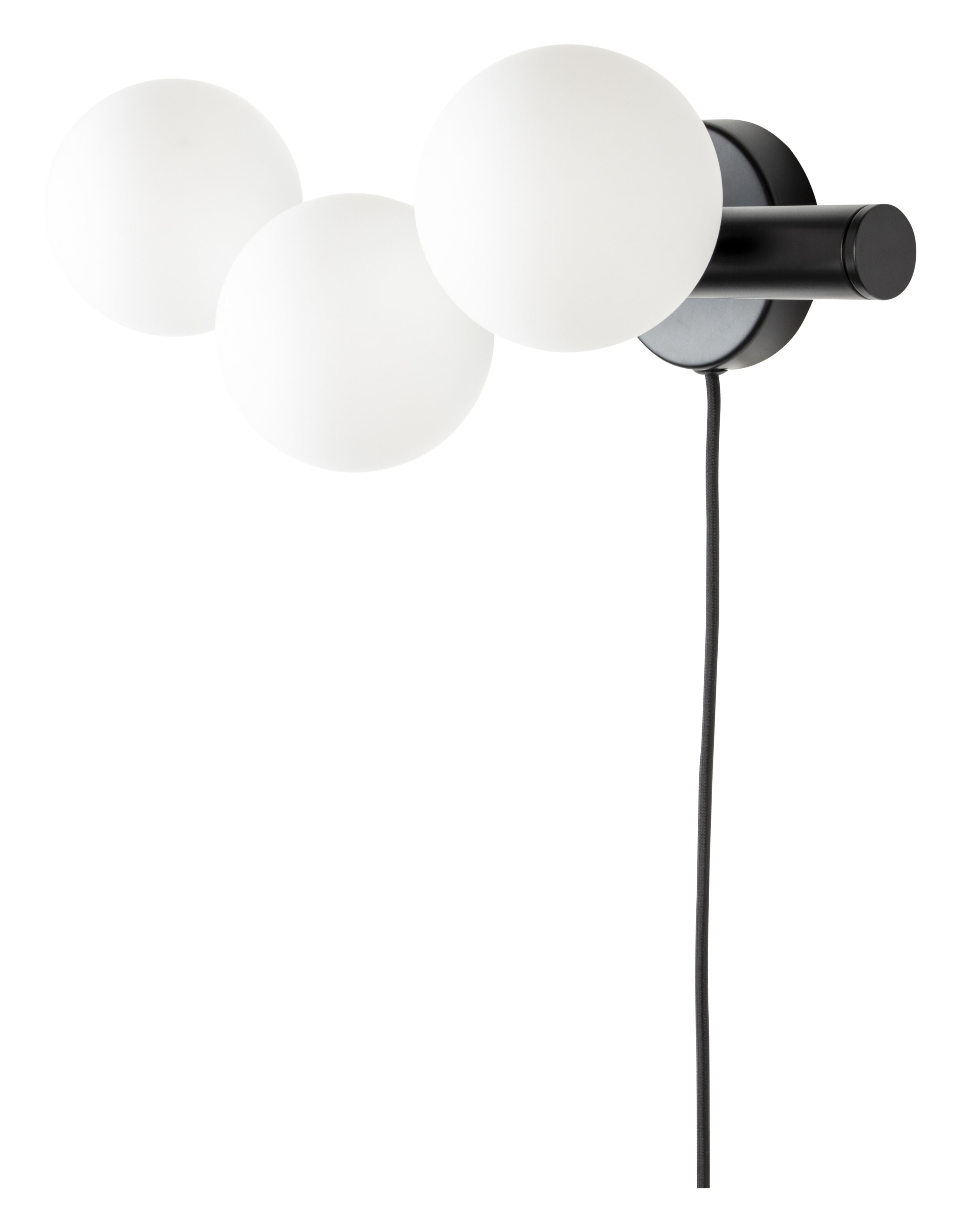 ZILT Wandlamp 'Monique' 3-lamps, kleur Wit
