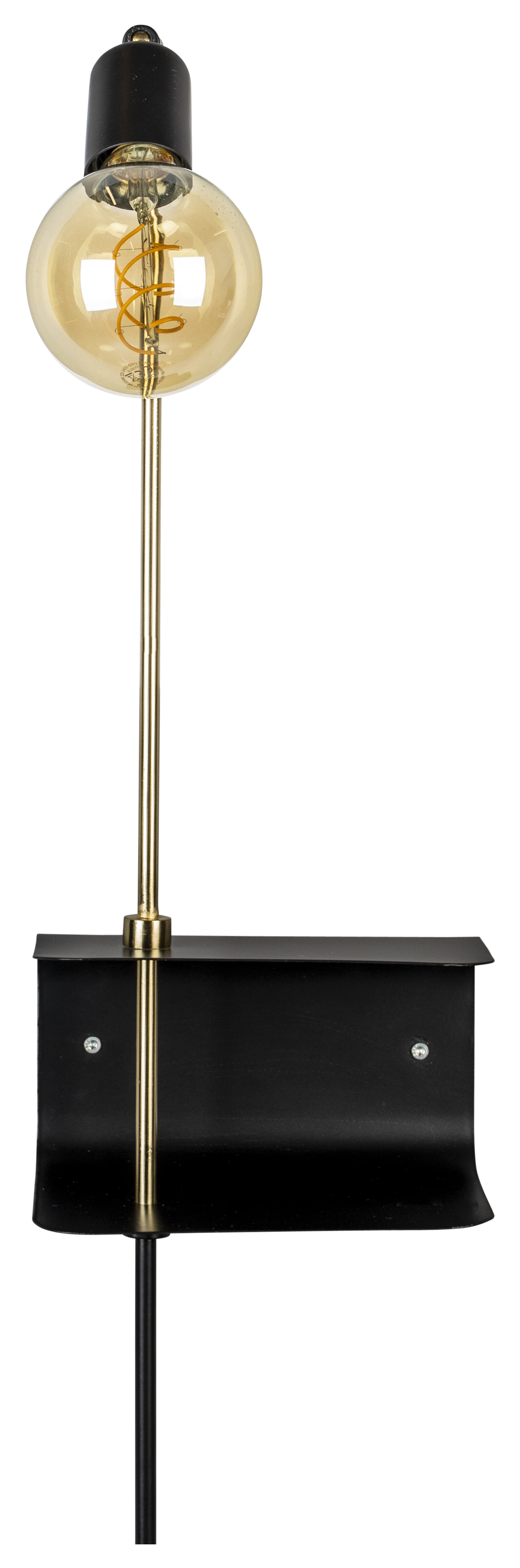 Dutchbone Wandlamp 'Shaw' kleur Zwart