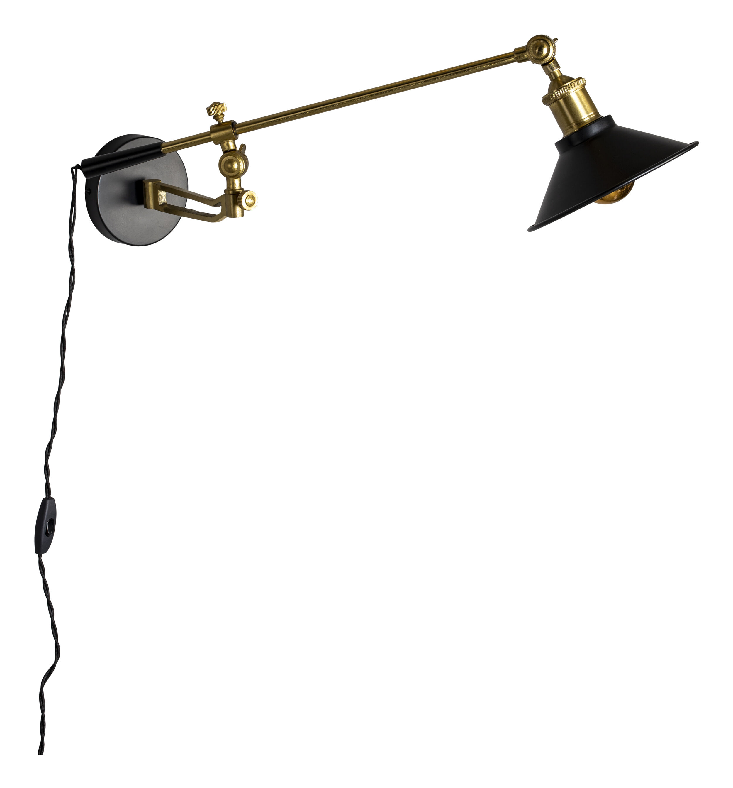 Dutchbone Wandlamp 'Penelope' kleur Zwart