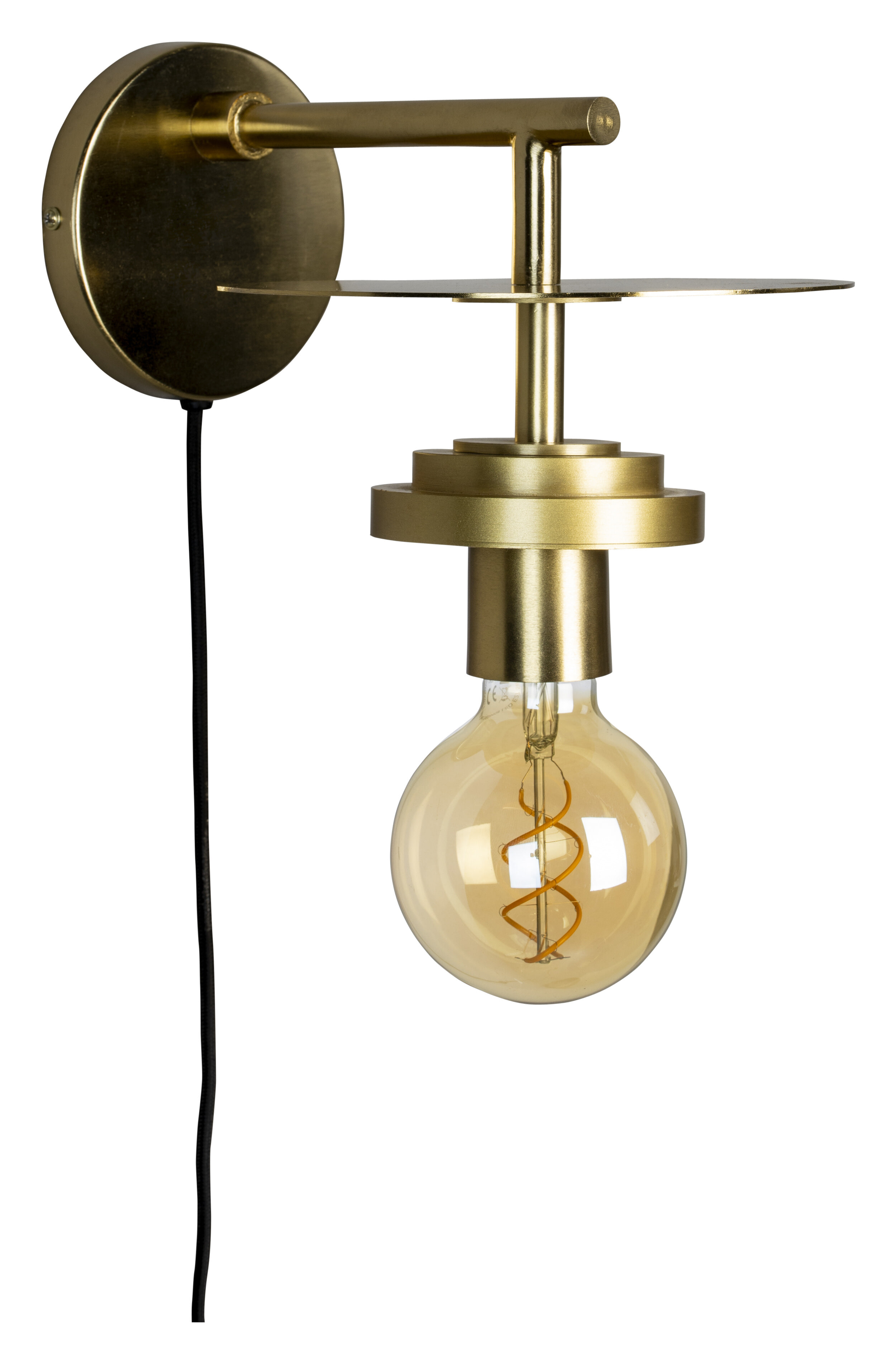 Dutchbone Wandlamp 'Aden' kleur Brass