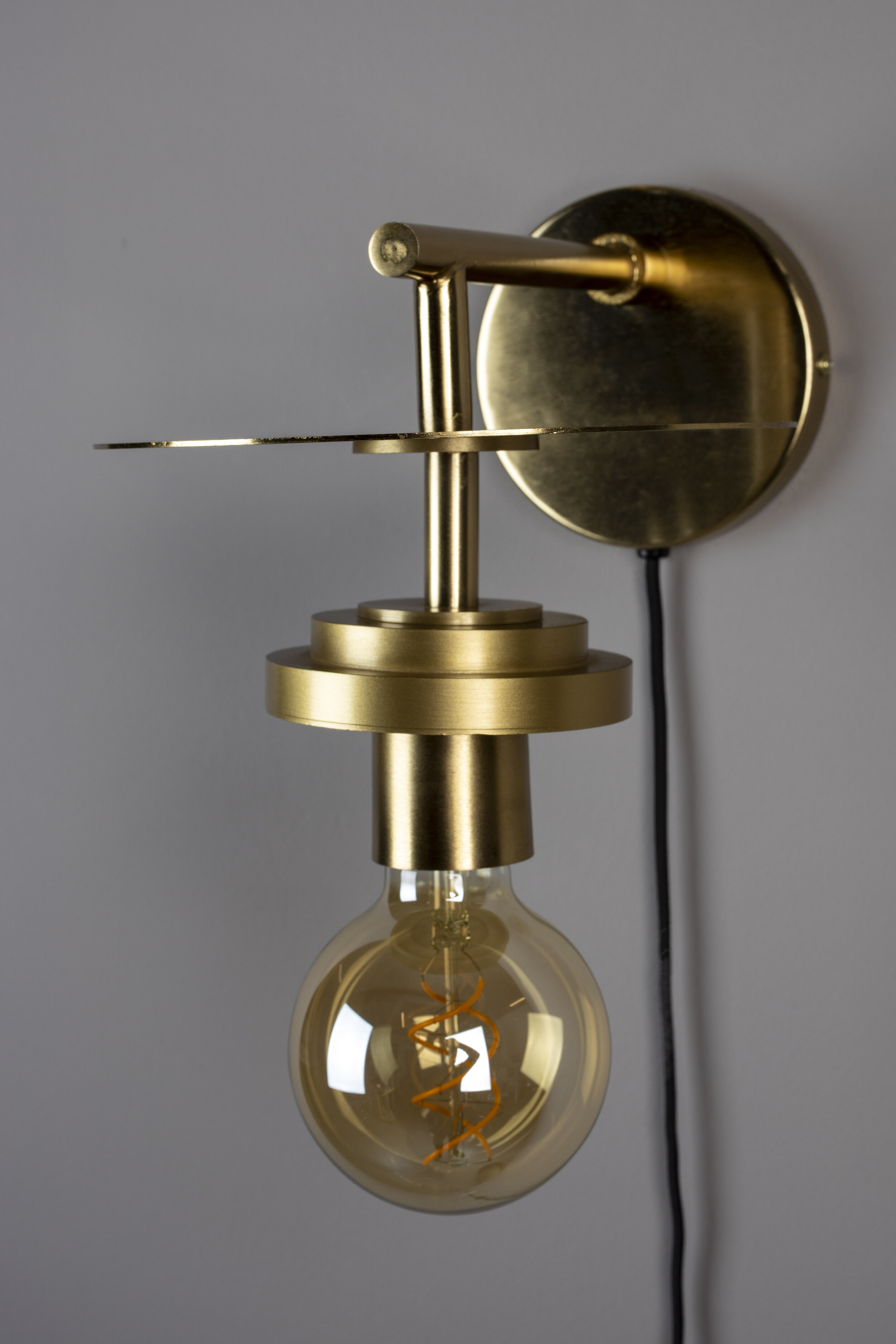Dutchbone Wandlamp 'Aden' kleur Brass
