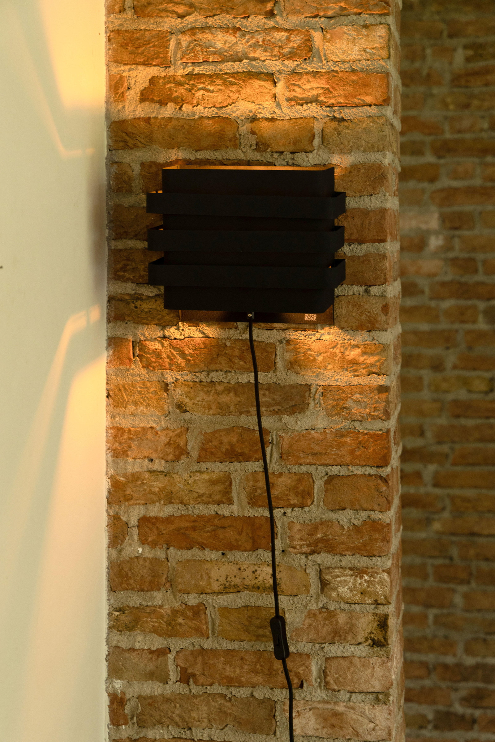 Dutchbone Wandlamp 'Dumont' kleur Zwart