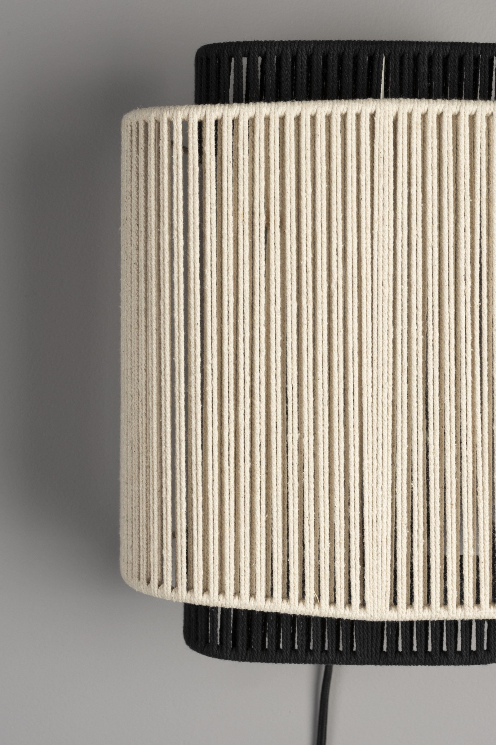 Dutchbone Wandlamp 'Elon' Katoen