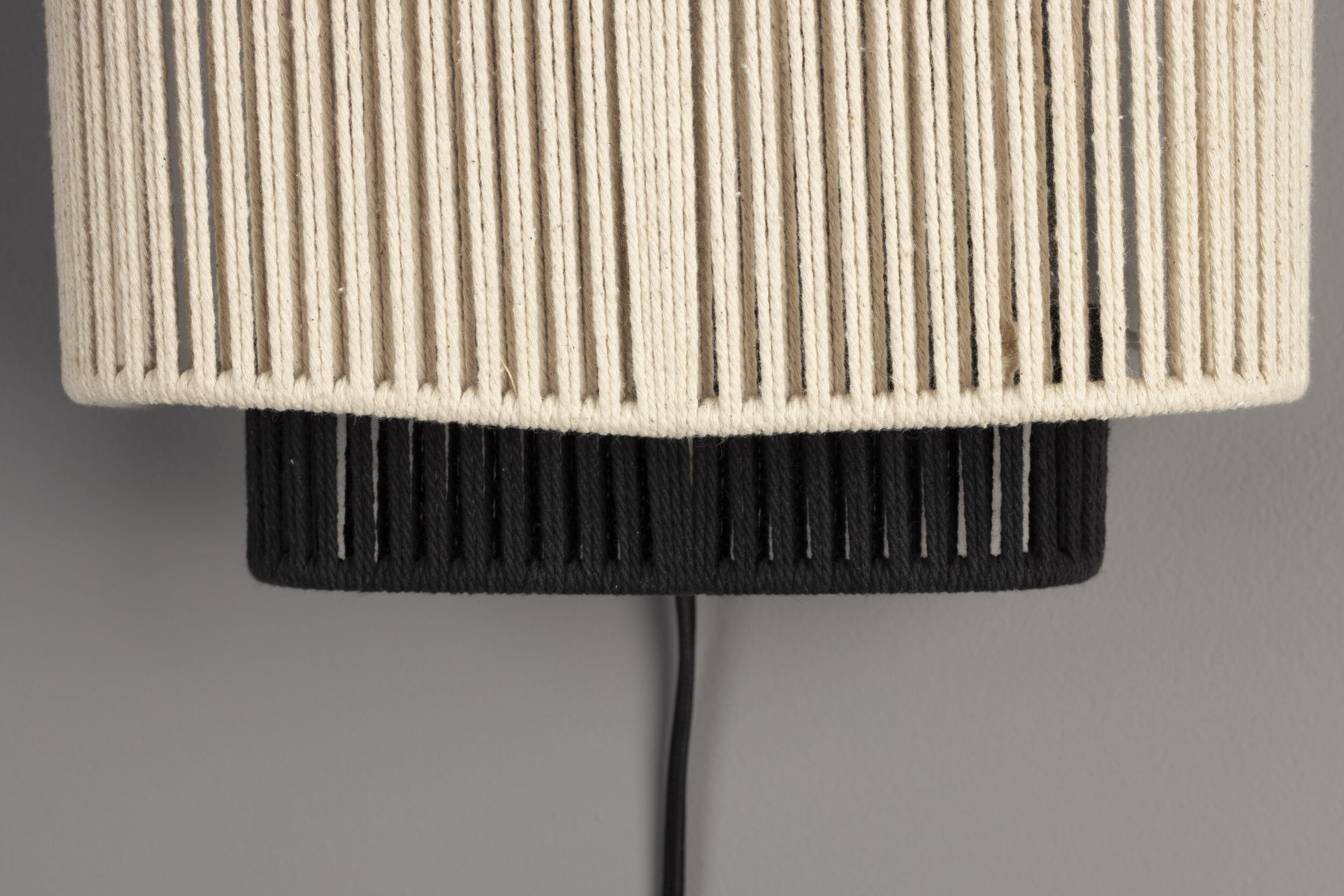 Dutchbone Wandlamp 'Elon' Katoen