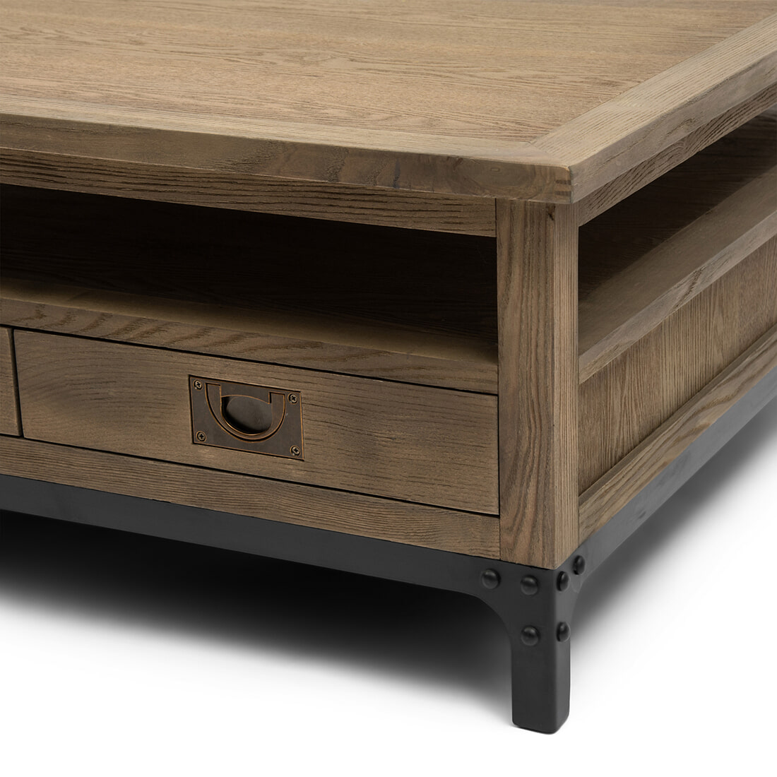 Rivièra Maison Salontafel 'The Hoxton' Essenhout, 90 x 90cm