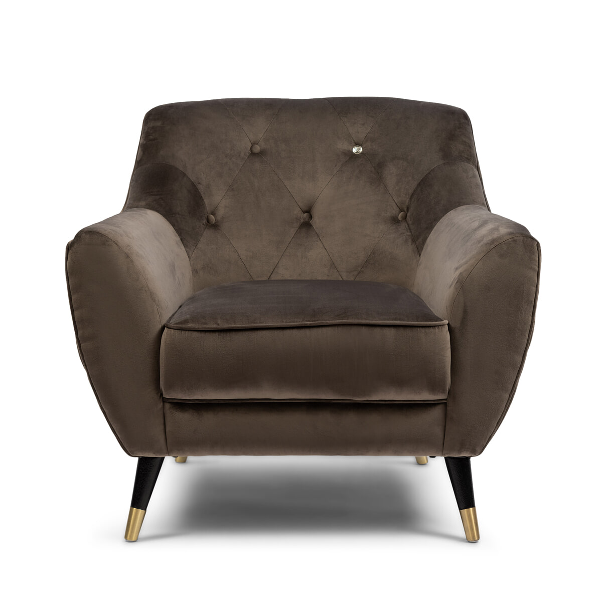 Rivièra Maison Fauteuil 'Modena' Velvet III, kleur Anthracite Rivièra Maison Fauteuil 'Modena' Velvet III, kleur Anthracite