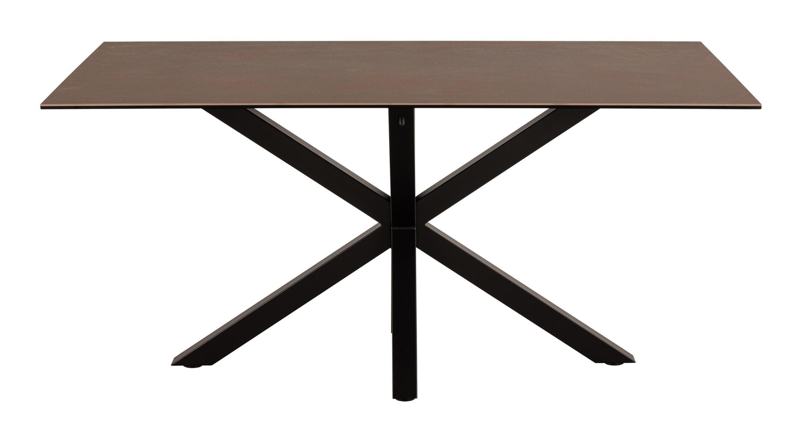 Bendt Eettafel 'Line' Keramiek, 160 x 90cm, kleur Bruin