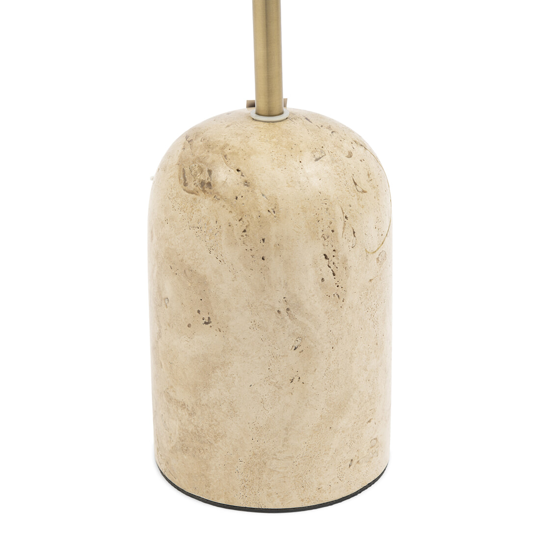 Rivièra Maison Bijzettafel 'Malibu' Travertin en mangohout, 35cm