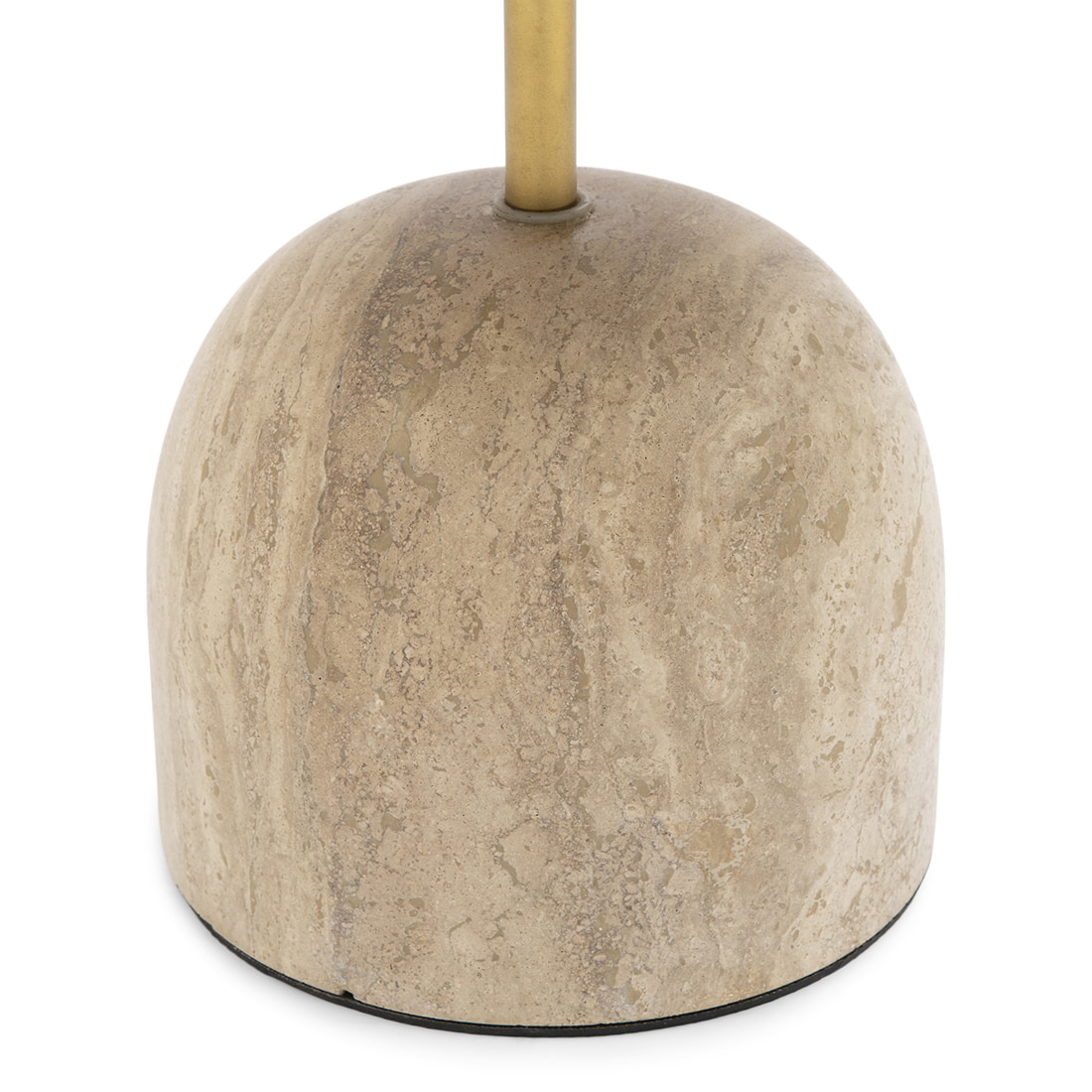 Rivièra Maison Salontafel 'Malibu' Travertin en mangohout, 55cm