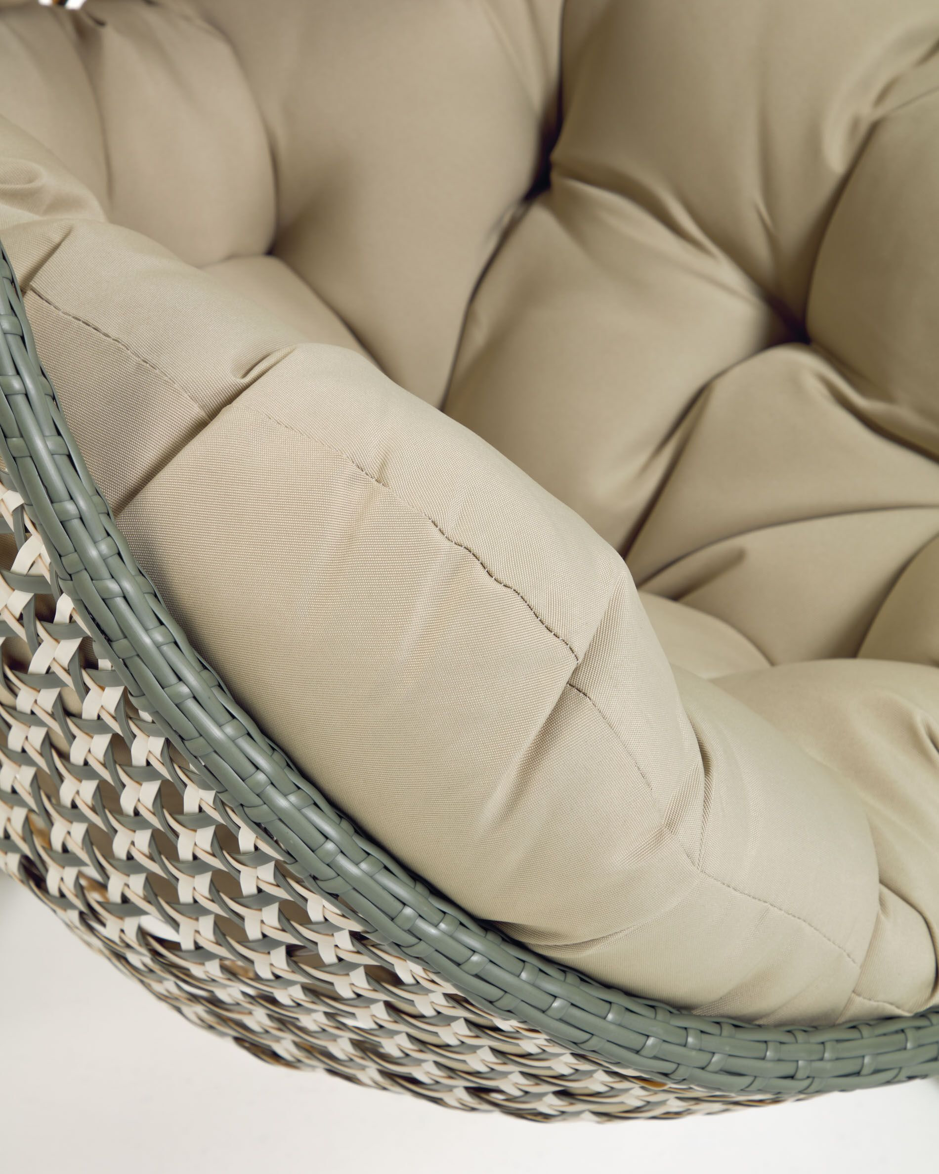 Kave Home Hangstoel 'Cira', kleur Groen