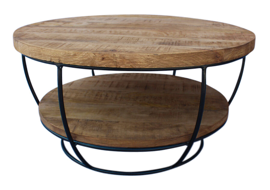 Brix Salontafel 'Evan' 65cm, kleur zwart Brix Salontafel 'Evan' 65cm, kleur zwart