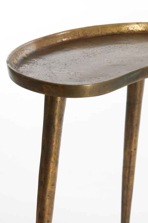 Light & Living Bijzettafel 'Lienz' 53 x 30cm, kleur Antiek Brons