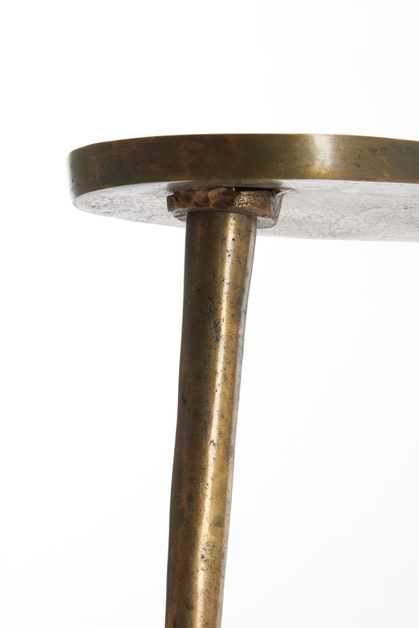 Light & Living Bijzettafel 'Lienz' 53 x 30cm, kleur Antiek Brons