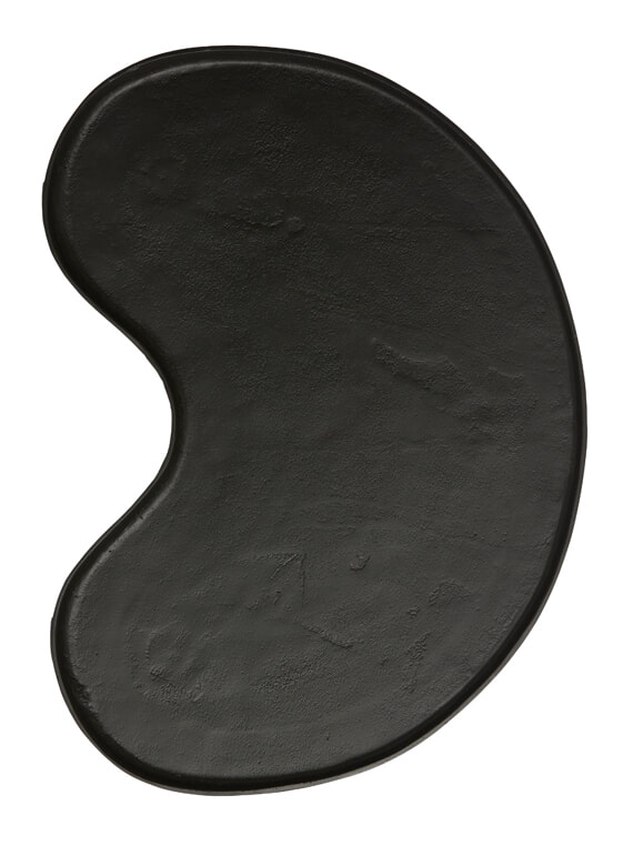 Light & Living Bijzettafel 'Lienz' 67 x 49cm, kleur Mat Zwart