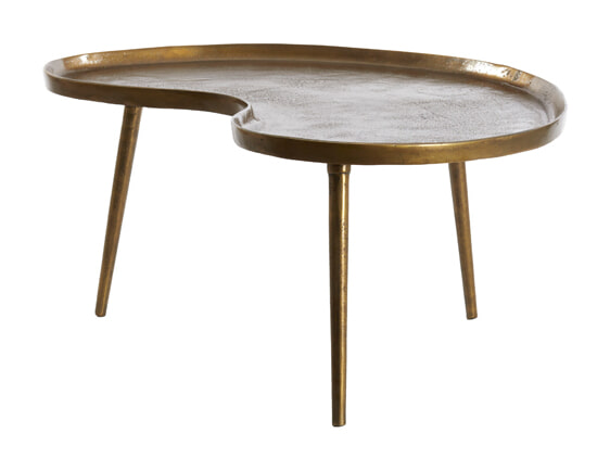 Light & Living Bijzettafel 'Lienz' 80 x 60cm, kleur Antiek Brons