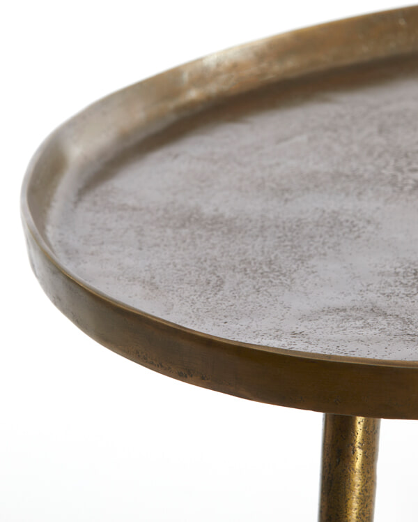 Light & Living Bijzettafel 'Lienz' 80 x 60cm, kleur Antiek Brons