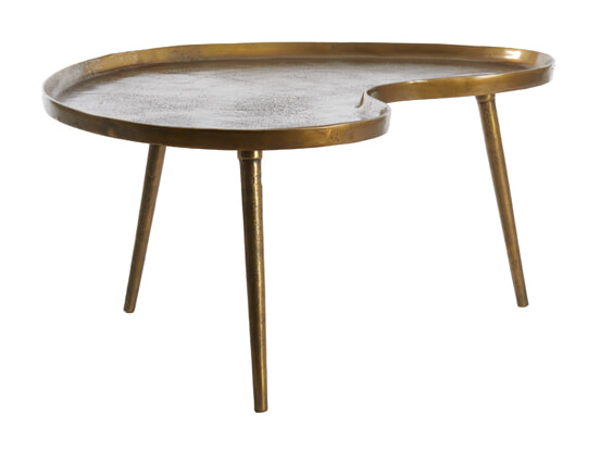Light & Living Bijzettafel 'Lienz' 80 x 60cm, kleur Antiek Brons
