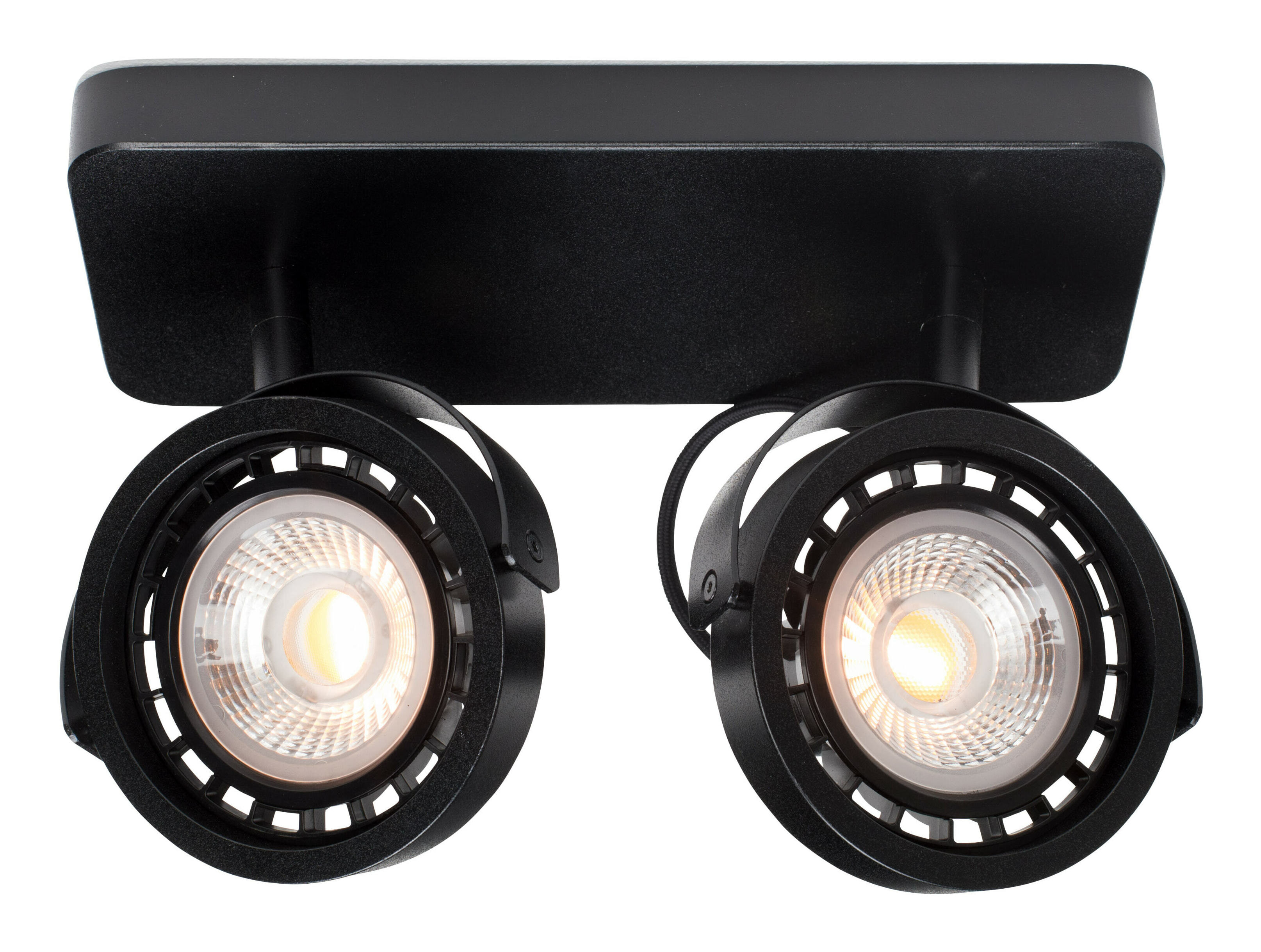 Zuiver Plafondlamp 'Dice' 2-lamps, kleur Zwart