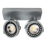 Zuiver Plafondlamp 'Dice' 2-lamps, kleur Grijs