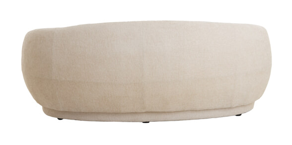 Light & Living Organische Bank 'Uvita' Chenille, 191cm, kleur Crème