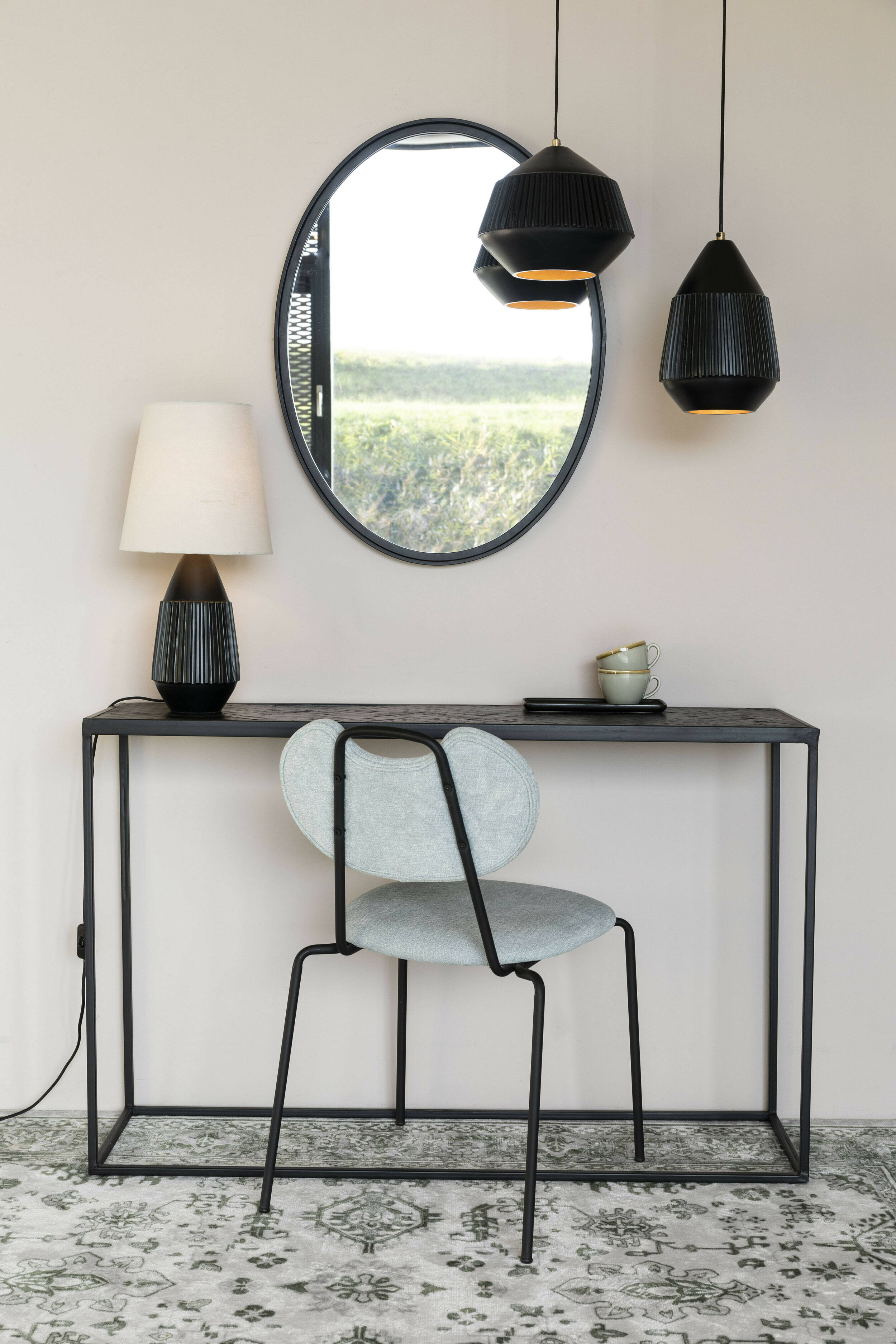 ZILT Hanglamp 'Ayse' 20cm, kleur Zwart