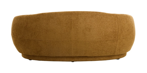 Light & Living Organische Bank 'Uvita' Chenille, 191cm, kleur Okergeel