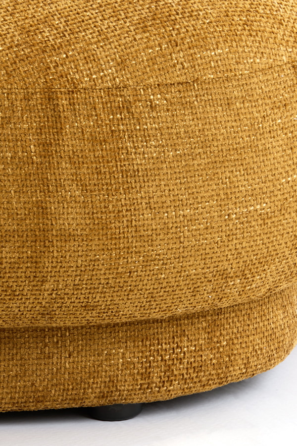 Light & Living Organische Bank 'Uvita' Chenille, 191cm, kleur Okergeel