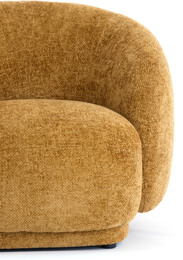 Light & Living Fauteuil 'Ovito' kleur Okergeel