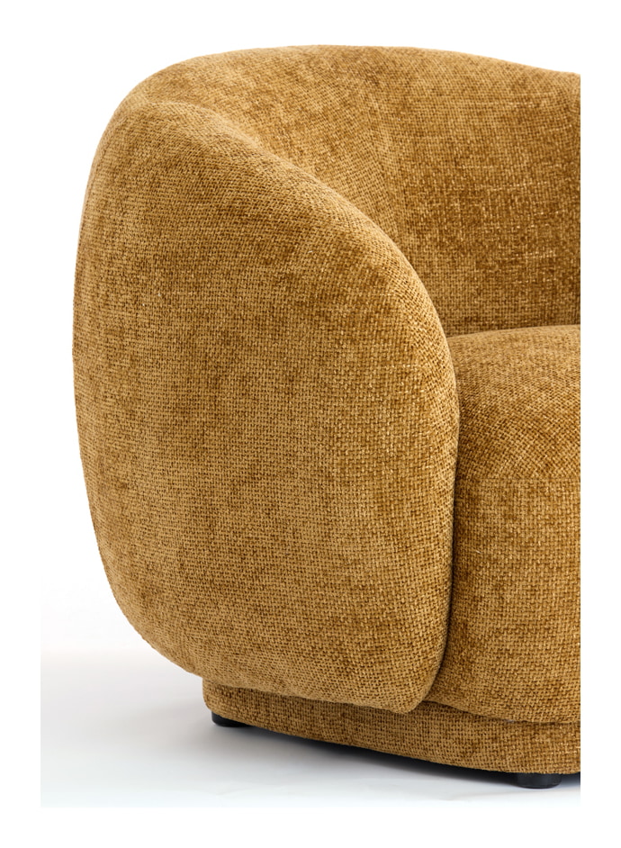 Light & Living Fauteuil 'Ovito' kleur Okergeel