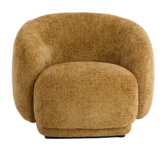 Light & Living Fauteuil 'Ovito' kleur Okergeel