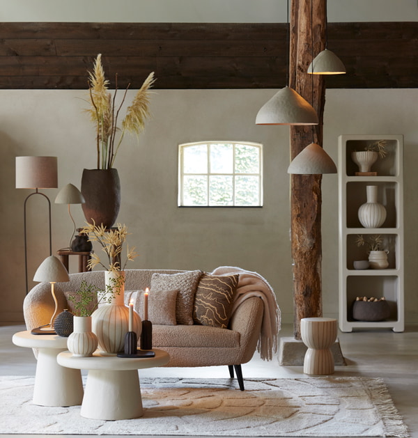 Light & Living Salontafel 'Kulona' 60cm, kleur Beige