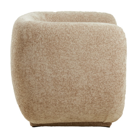 Light & Living Fauteuil 'Kialy' Chenille, kleur Beige