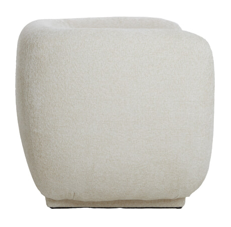 Light & Living Fauteuil 'Kialy' Chenille, kleur Crème