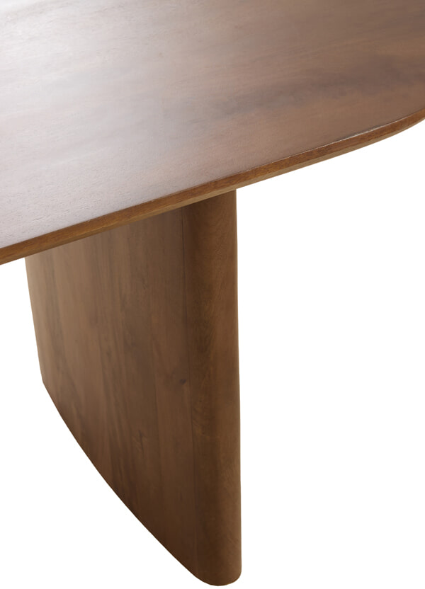 Light & Living Deens Ovale Eettafel 'Aymara' Hout, 240 x 100cm