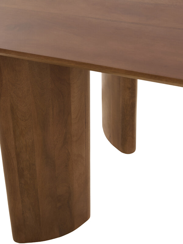 Light & Living Deens Ovale Eettafel 'Aymara' Hout, 240 x 100cm
