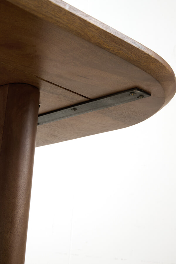 Light & Living Deens Ovale Eettafel 'Aymara' Hout, 240 x 100cm