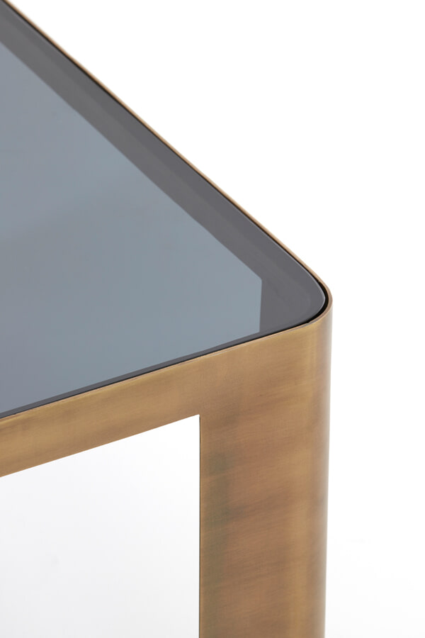 Light & Living Bijzettafel 'Oxe' Set van 2 stuks, kleur Antiek Brons