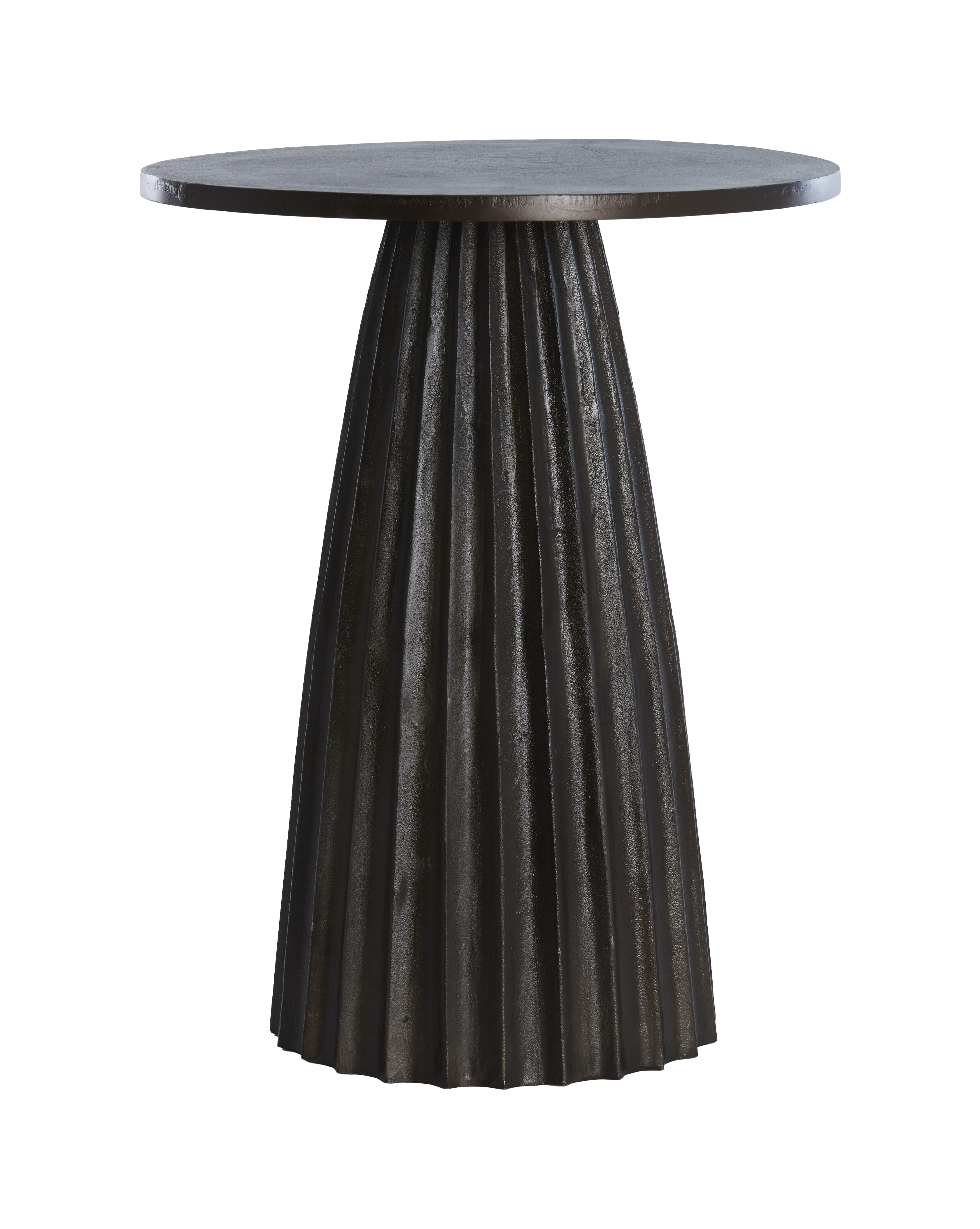 Light & Living Bijzettafel Veglia 40cm - Donkerbruin - Rond