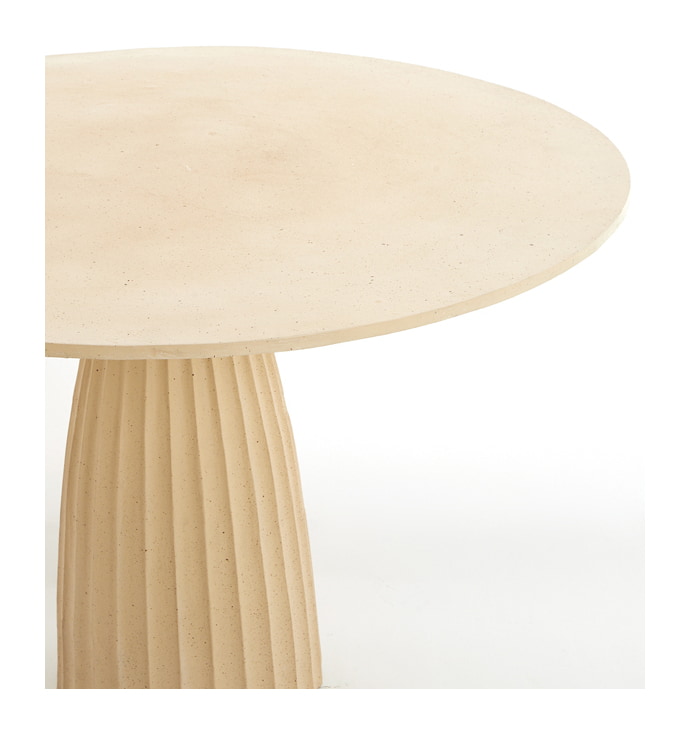 Light & Living Ronde Eettafel 'Veglia' 120cm, kleur Mat Zand