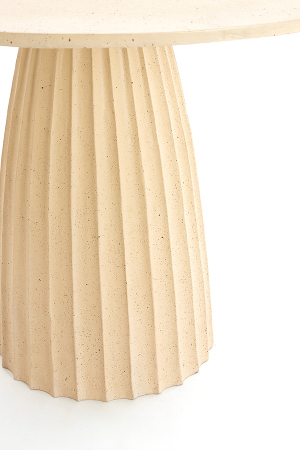 Light & Living Ronde Eettafel 'Veglia' 120cm, kleur Mat Zand
