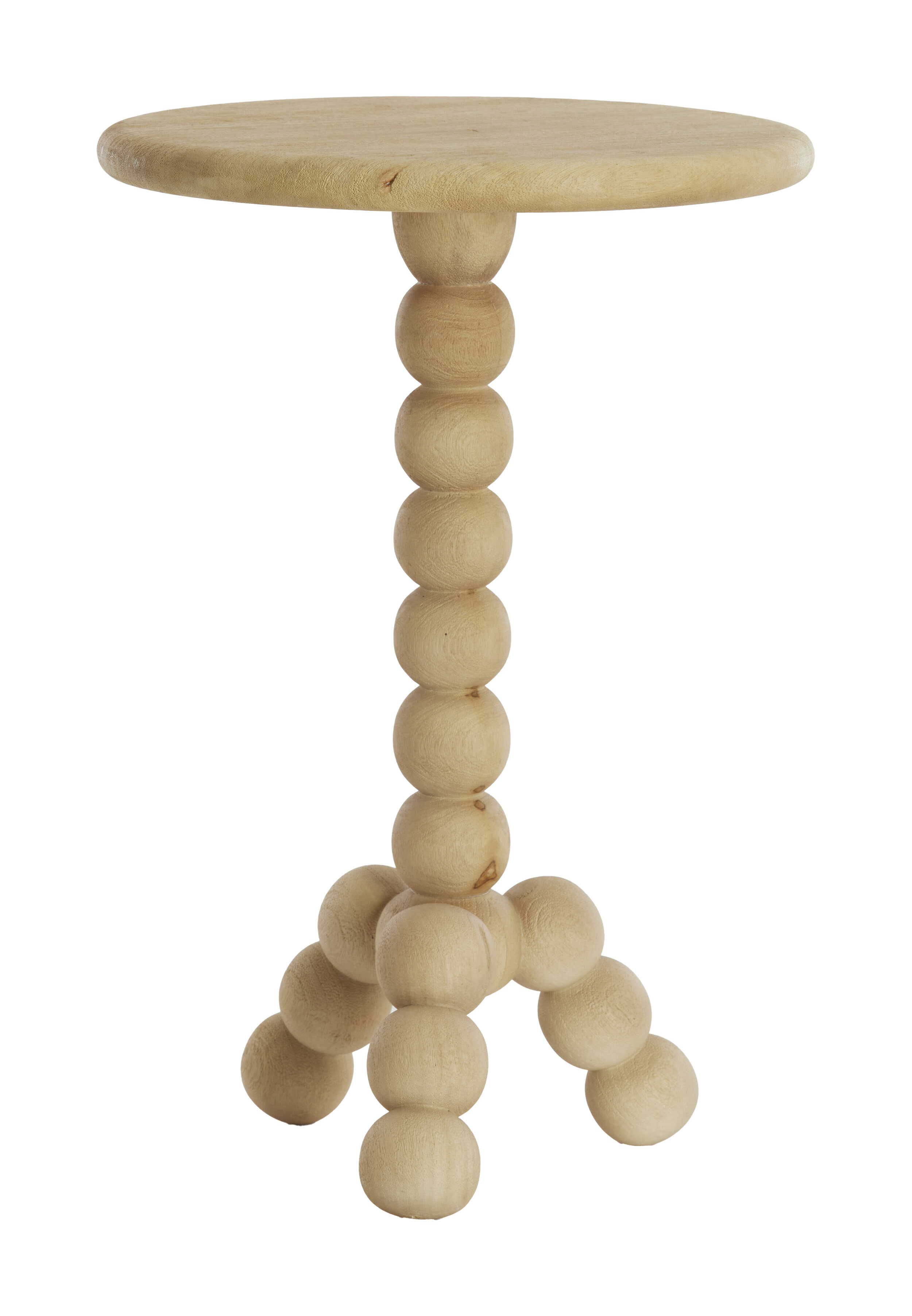 Light & Living Ronde Bijzettafel 'Veglio' Mangohout, 35cm