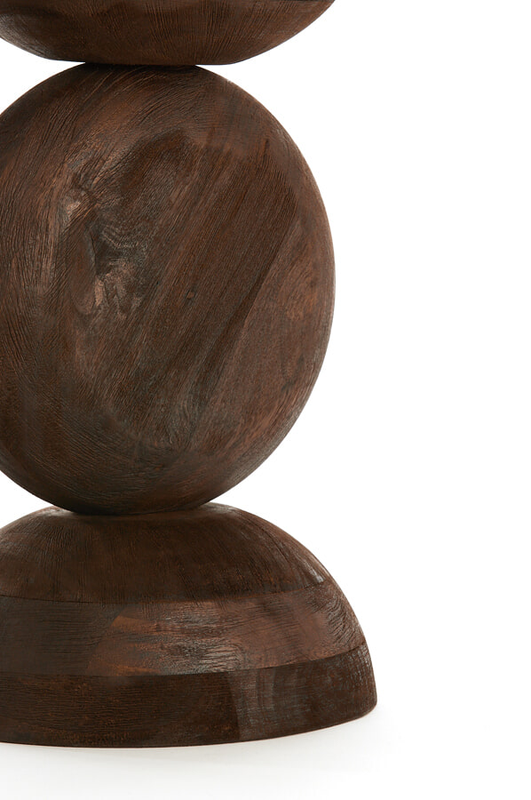 Light & Living Bijzettafel 'Mirto' Mangohout, 40cm, kleur Bruin