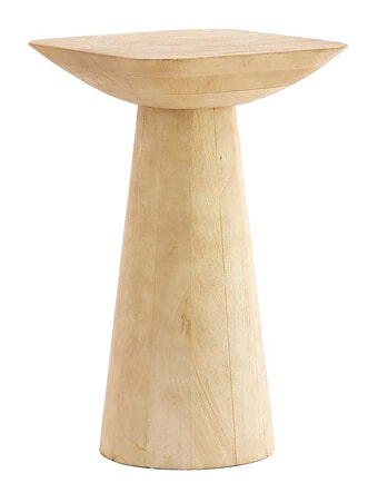 Light & Living Bijzettafel 'Dego' Mangohout, 33 x 33cm, kleur Naturel