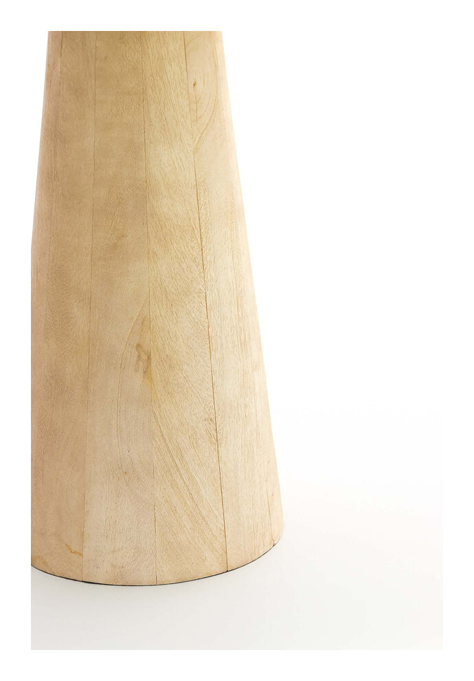 Light & Living Bijzettafel 'Dego' Mangohout, 33 x 33cm, kleur Naturel
