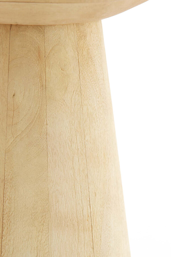 Light & Living Bijzettafel 'Dego' Mangohout, 45 x 45cm, kleur Naturel