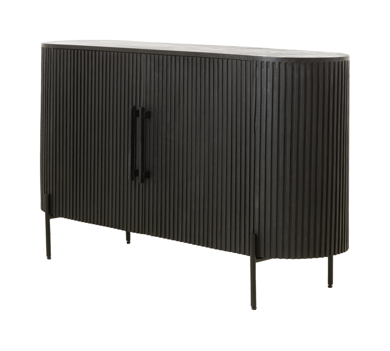 Light & Living Dressoir 'Dumosi' Mangohout, 140cm, kleur Zwart