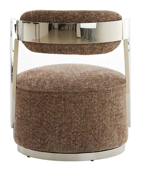 Light & Living Fauteuil 'Kemena' kleur Grijs/Bruin