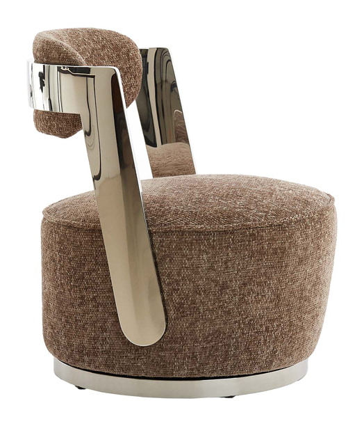 Light & Living Fauteuil 'Kemena' kleur Grijs/Bruin